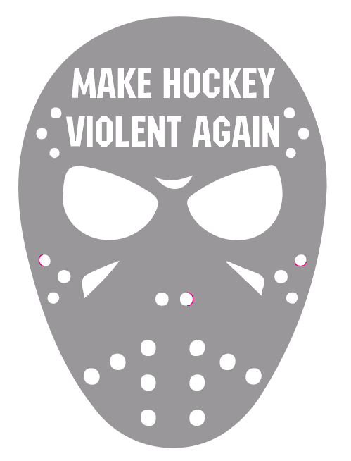 Make Hockey Violent Again - Cut Decal