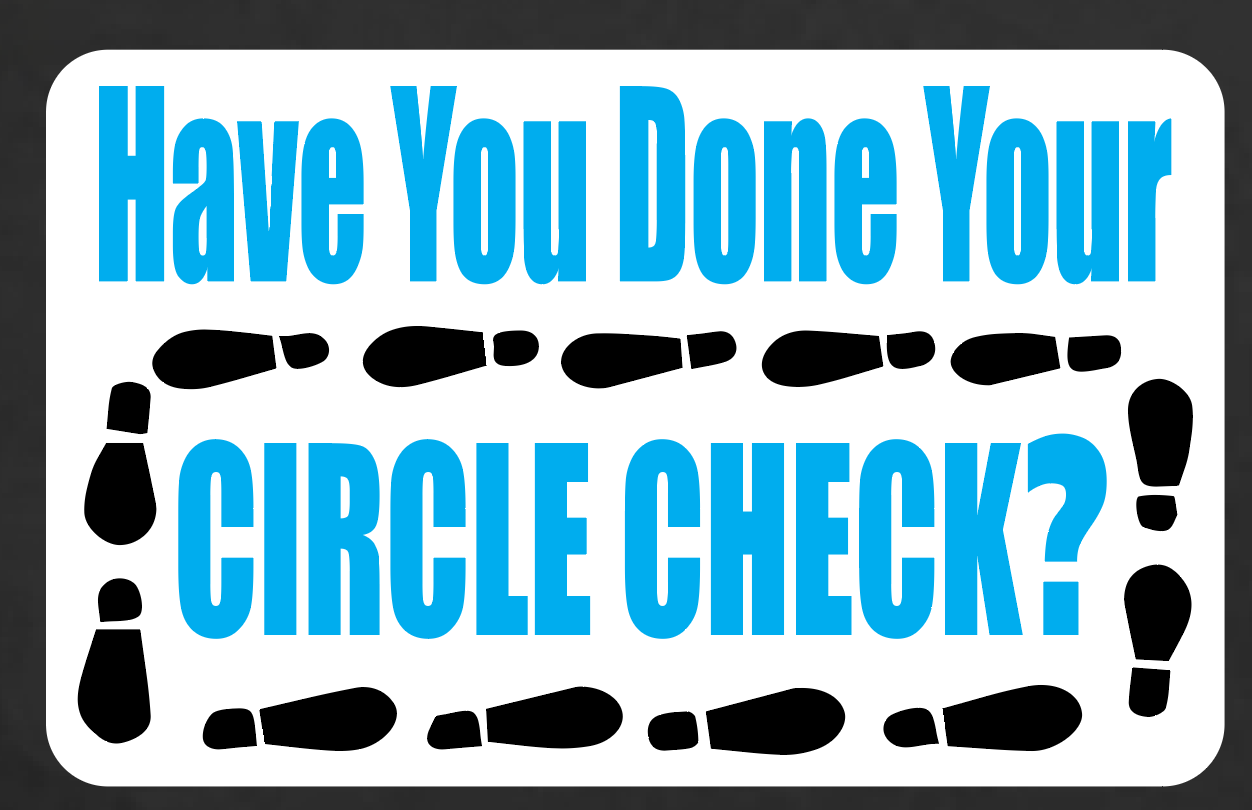 Circle Check - Pack of 4